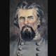 A portrait of Confederate general Nathan Bedford Forrest, who was also the Ku Klux Klan’s first grand wizard.